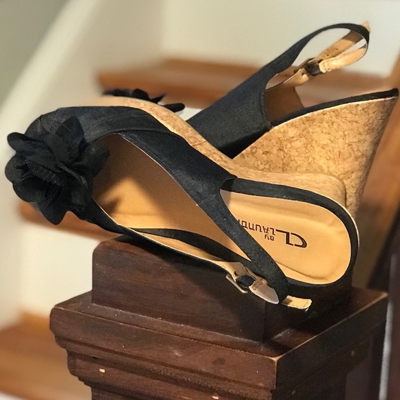 CL by Laundry cork look wedge platform Ilena 3 - Picture 1 of 8